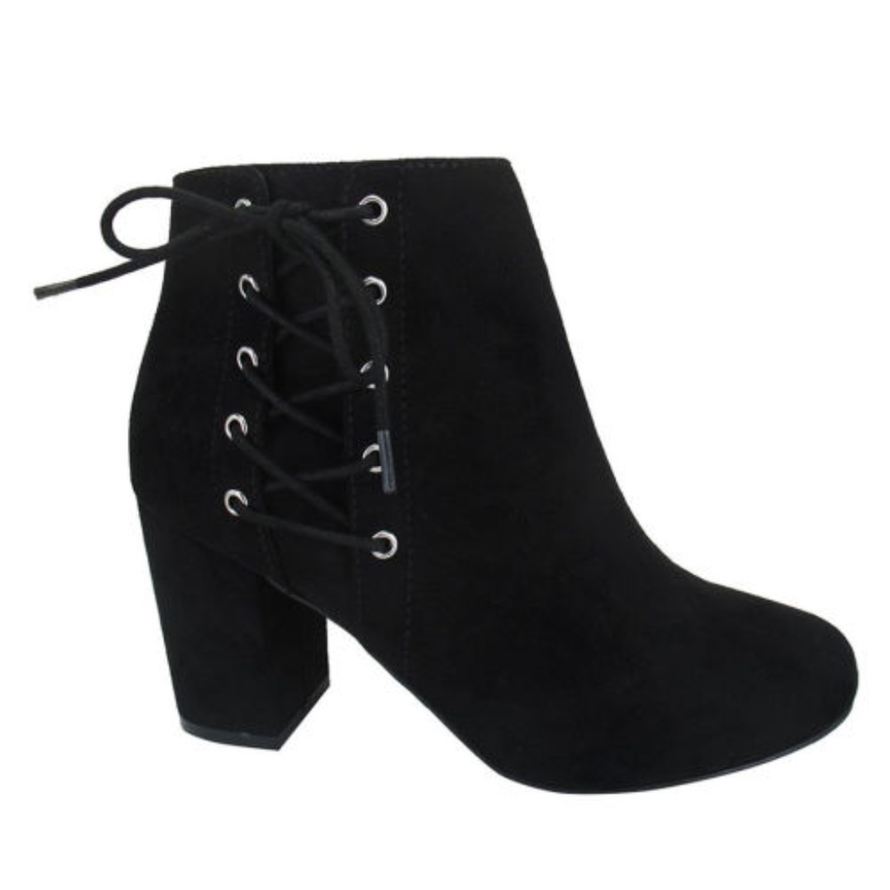 Black Suede Booties